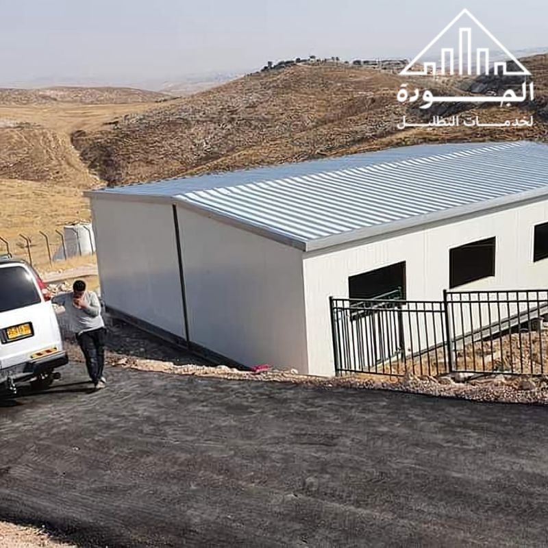 مستودع ساندوتش بانل مقاوم للحريق وعازل حراري قوي